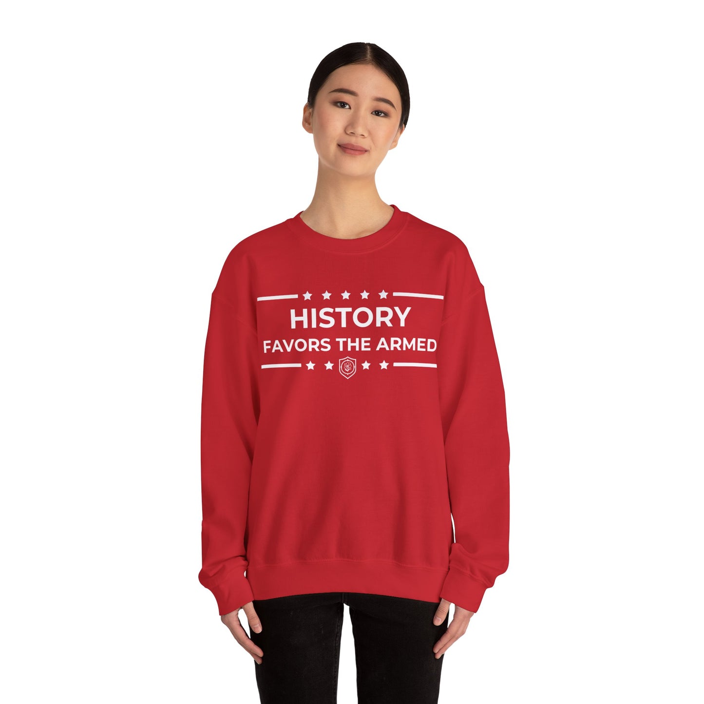 History Favors the Armed Iron Belle Defense Unisex Crewneck Sweatshirt