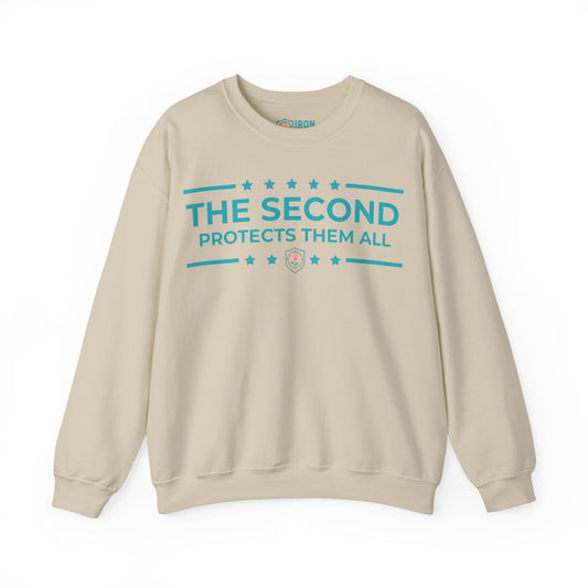 The Second: Protects Them All Iron Belle Defense Unisex Crewneck Sweatshirt