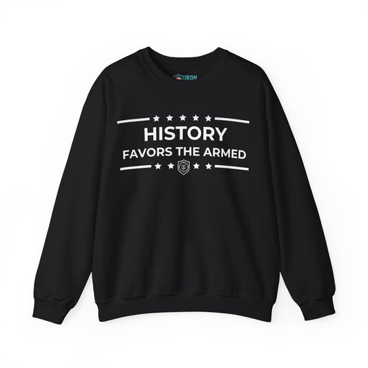 History Favors the Armed Iron Belle Defense Unisex Crewneck Sweatshirt
