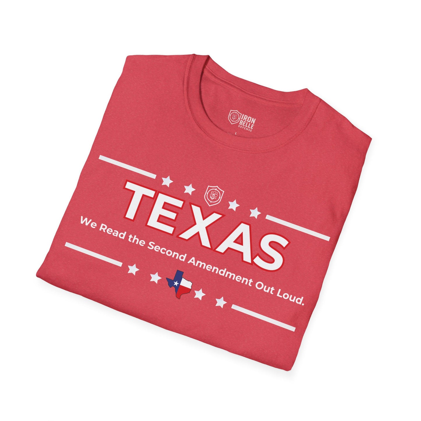 Texas: We Read the Second Amendment Out Loud Unisex Softstyle T-Shirt