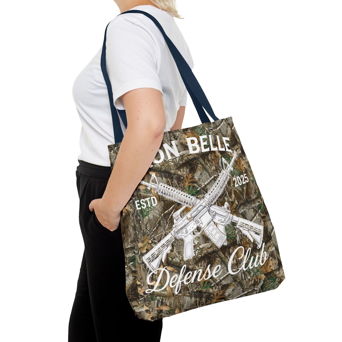 Forest Camo All-Over Print Tote Bag