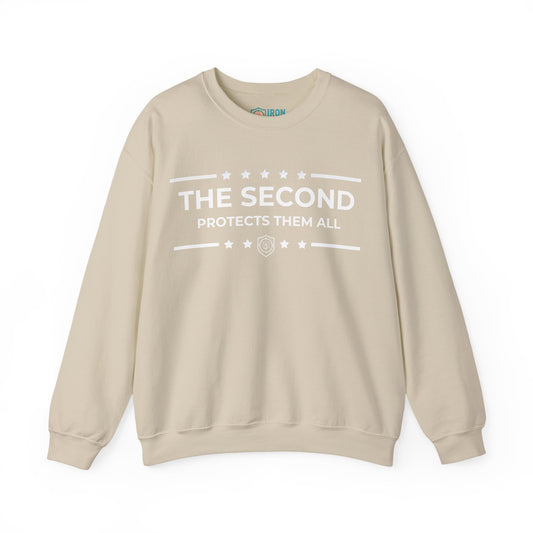 The Second: Protects Them All Iron Belle Defense Unisex Crewneck Sweatshirt