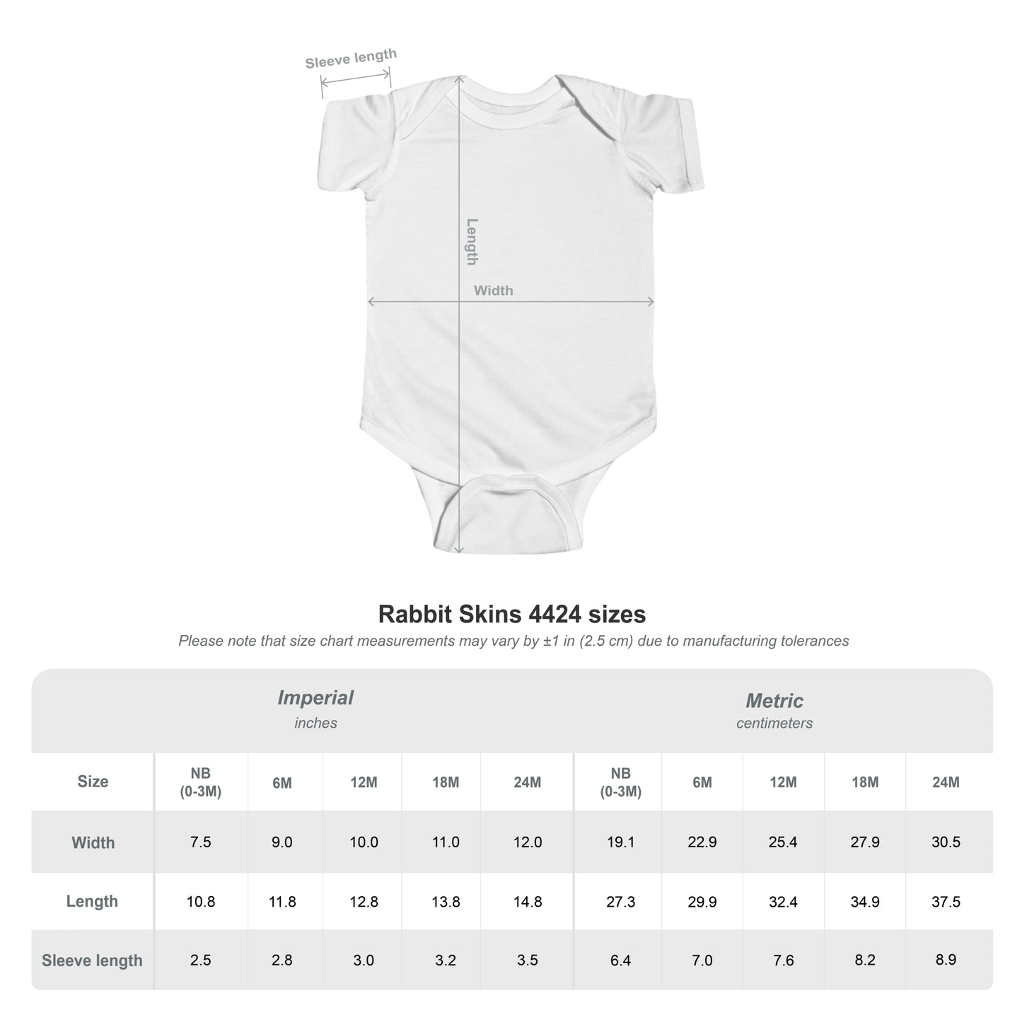 Iron Belle Defense Infant Bodysuit