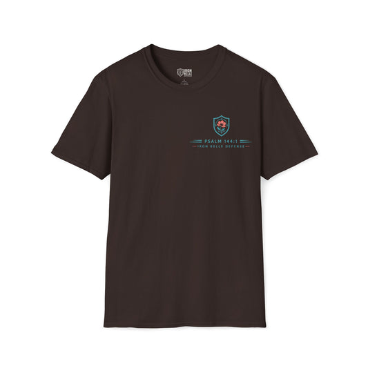 Blessed Be the Lord My Rock Iron Belle Defense Tee
