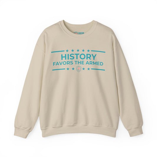 History Favors the Armed Iron Belle Defense Unisex Crewneck Sweatshirt