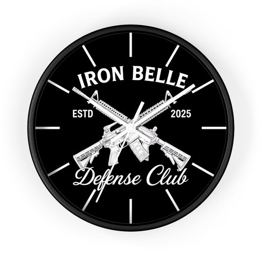 Iron Belle Defense Club Wall Clock