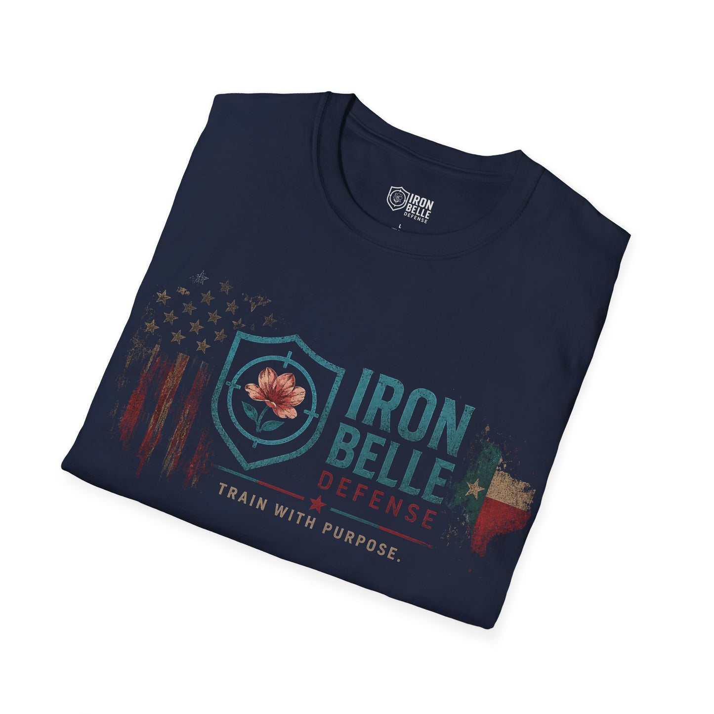 Iron Belle Defense "Train With Purpose" Unisex Softstyle T-Shirt