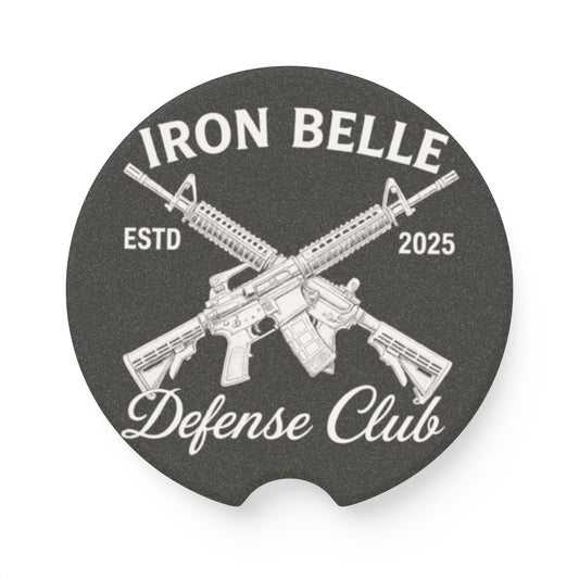 Iron Belle Defense Crest Soapstone Car Coaster