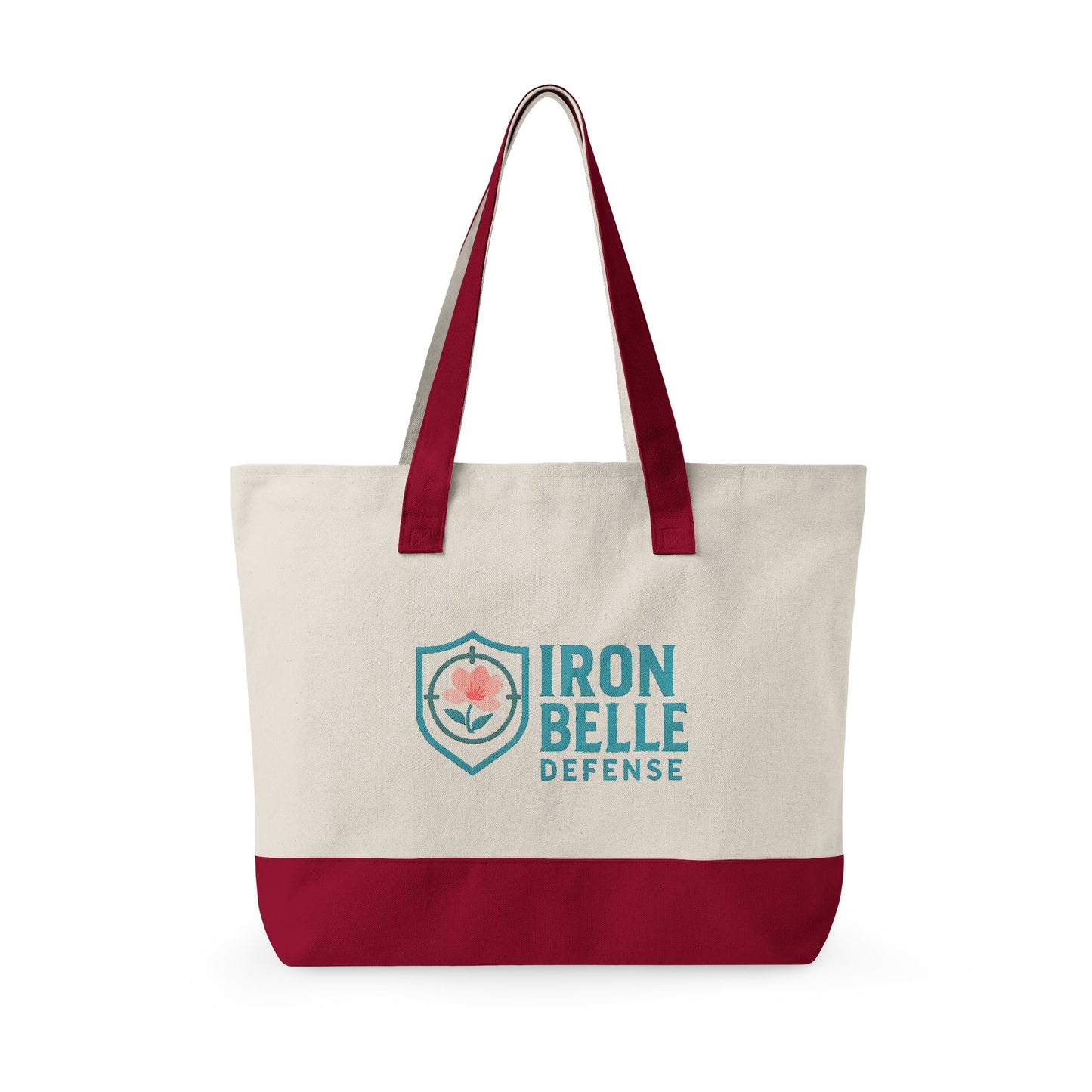 Iron Belle Defense Zippered Canvas Tote
