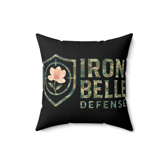 Iron Belle Defense Spun Polyester Square Pillow
