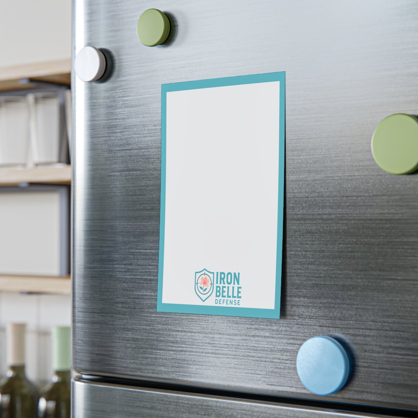 Turquoise Iron Belle Defense Note Pad