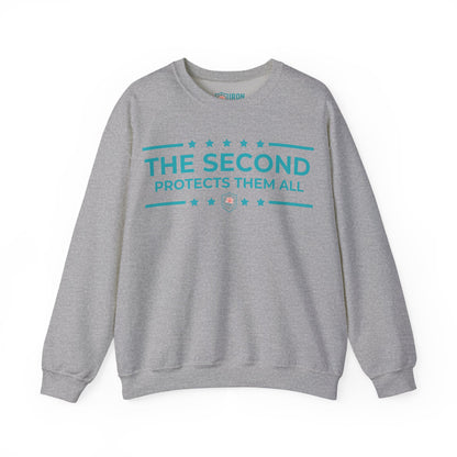 The Second: Protects Them All Iron Belle Defense Unisex Crewneck Sweatshirt