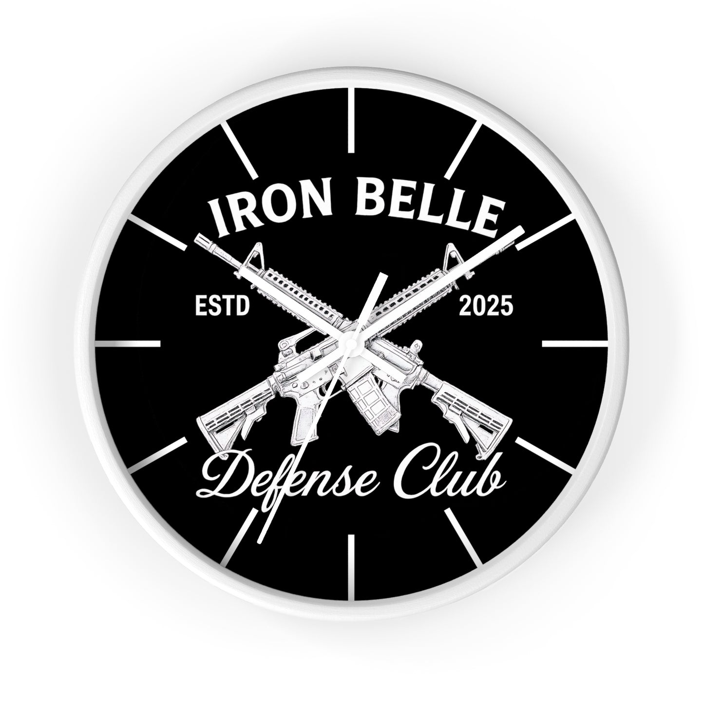 Iron Belle Defense Club Wall Clock