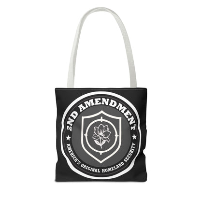 2nd Amendment Shield Tote Bag — America’s Original Homeland Security Cotton Tote