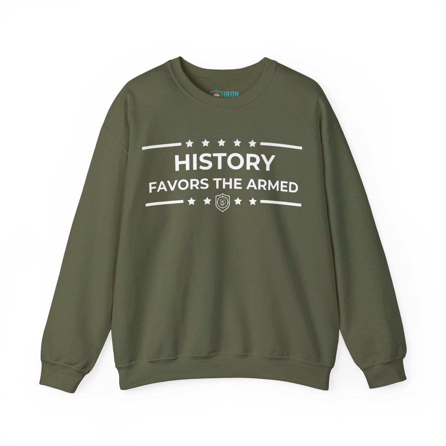 History Favors the Armed Iron Belle Defense Unisex Crewneck Sweatshirt