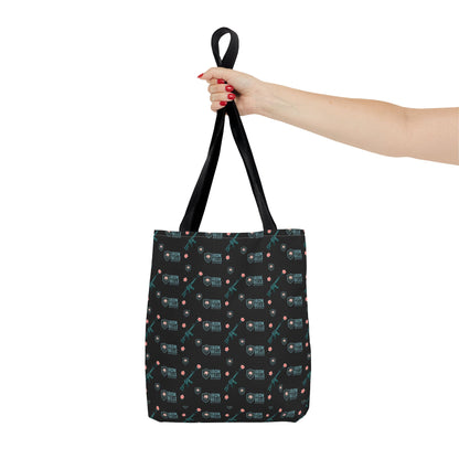 Patterned Iron Belle Defense Tote Bag