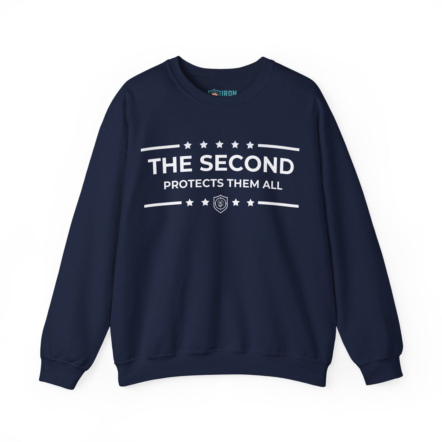 The Second: Protects Them All Iron Belle Defense Unisex Crewneck Sweatshirt