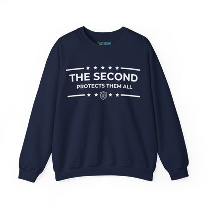 The Second: Protects Them All Iron Belle Defense Unisex Crewneck Sweatshirt