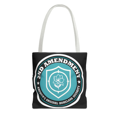 2nd Amendment Shield Tote Bag — America’s Original Homeland Security Cotton Tote