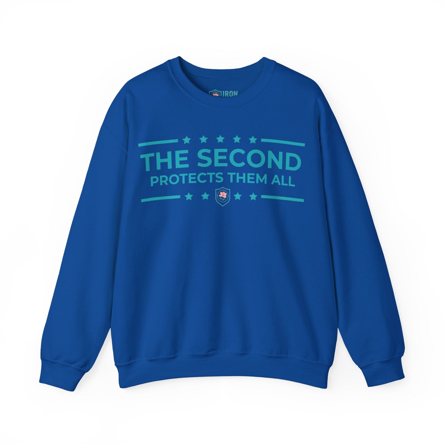 The Second: Protects Them All Iron Belle Defense Unisex Crewneck Sweatshirt