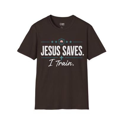 Jesus Saves I Train Tee