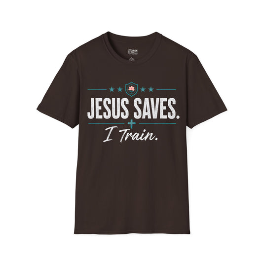 Jesus Saves I Train Tee