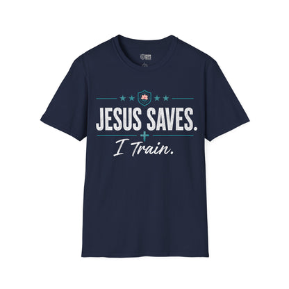 Jesus Saves I Train Tee