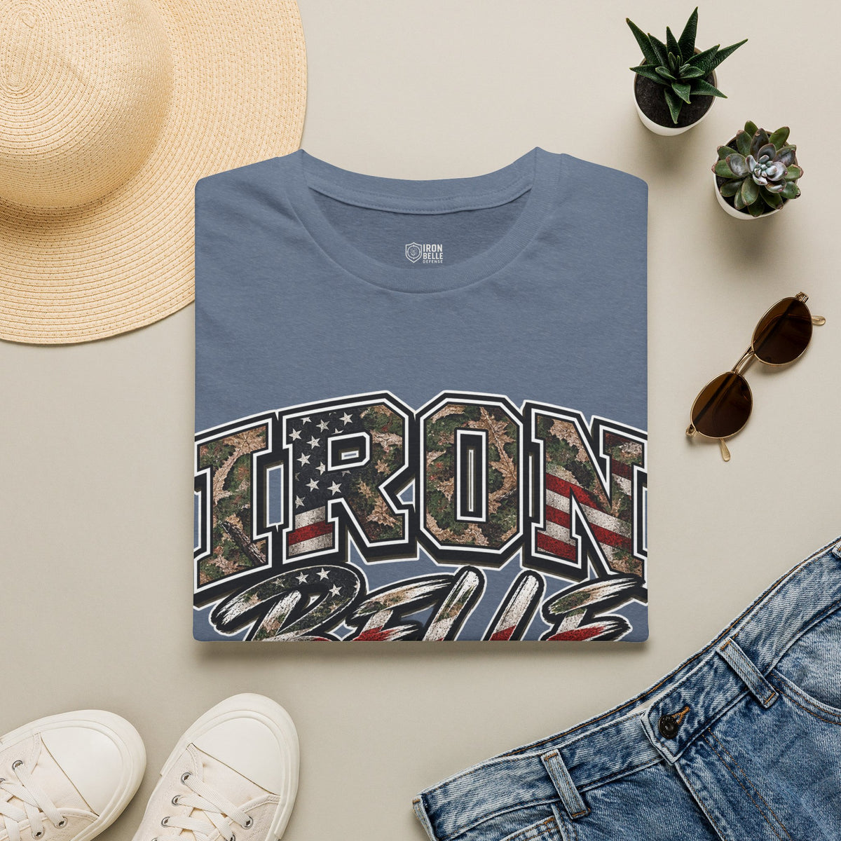 Iron Belle Defense Tactical Camo Flag Tee