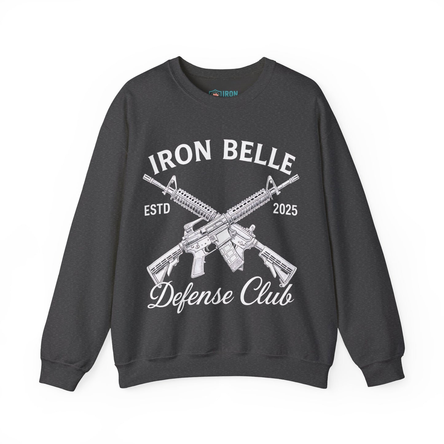 Iron Belle Defense White Crest Unisex Crewneck Sweatshirt