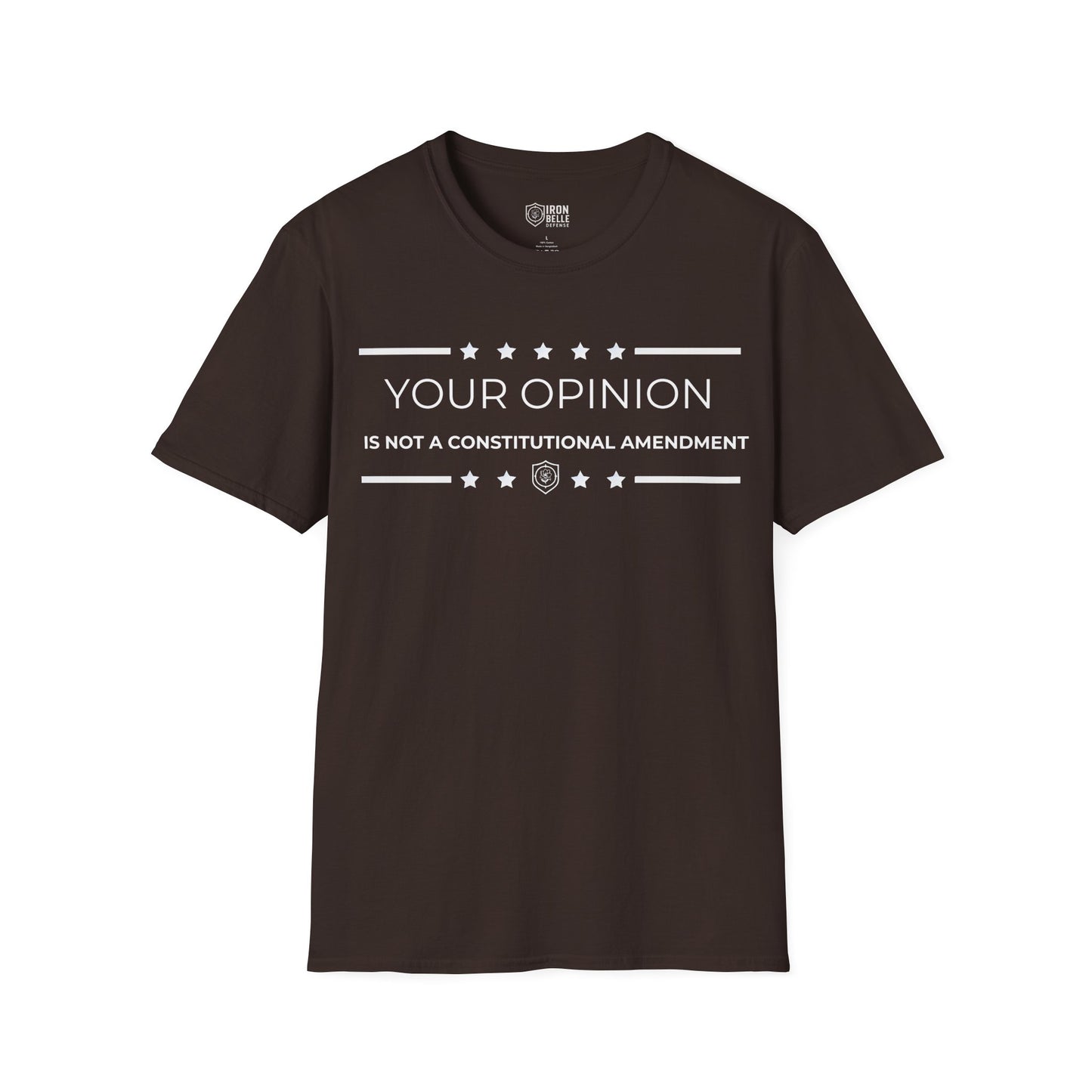 Your Opinion is Not a Constitutional Amendment Unisex Softstyle T-Shirt