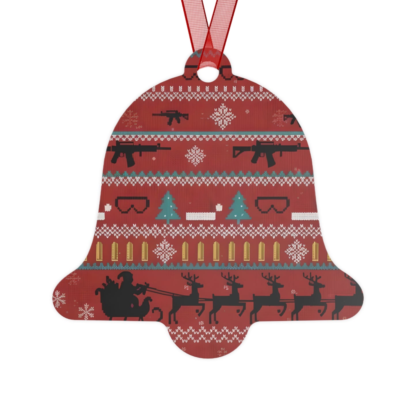 Iron Belle Defense Metal Ornament