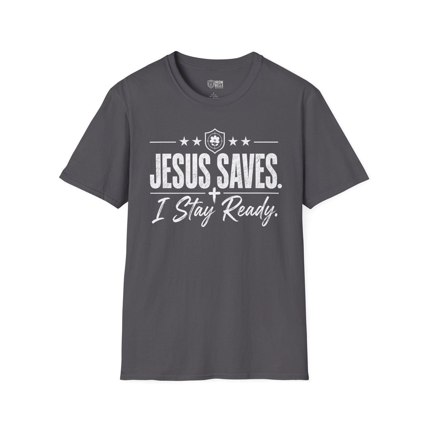Jesus Saves I Stay Ready Tee