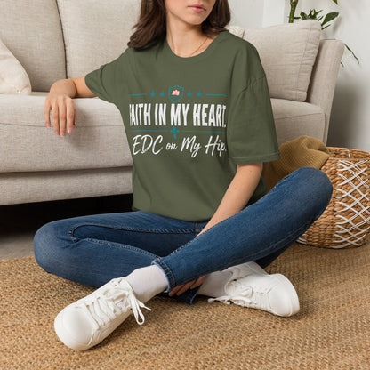 Faith in My Heart EDC on My Hip Tee