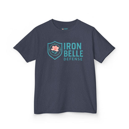 Youth Turquoise Iron Belle Defense Tee