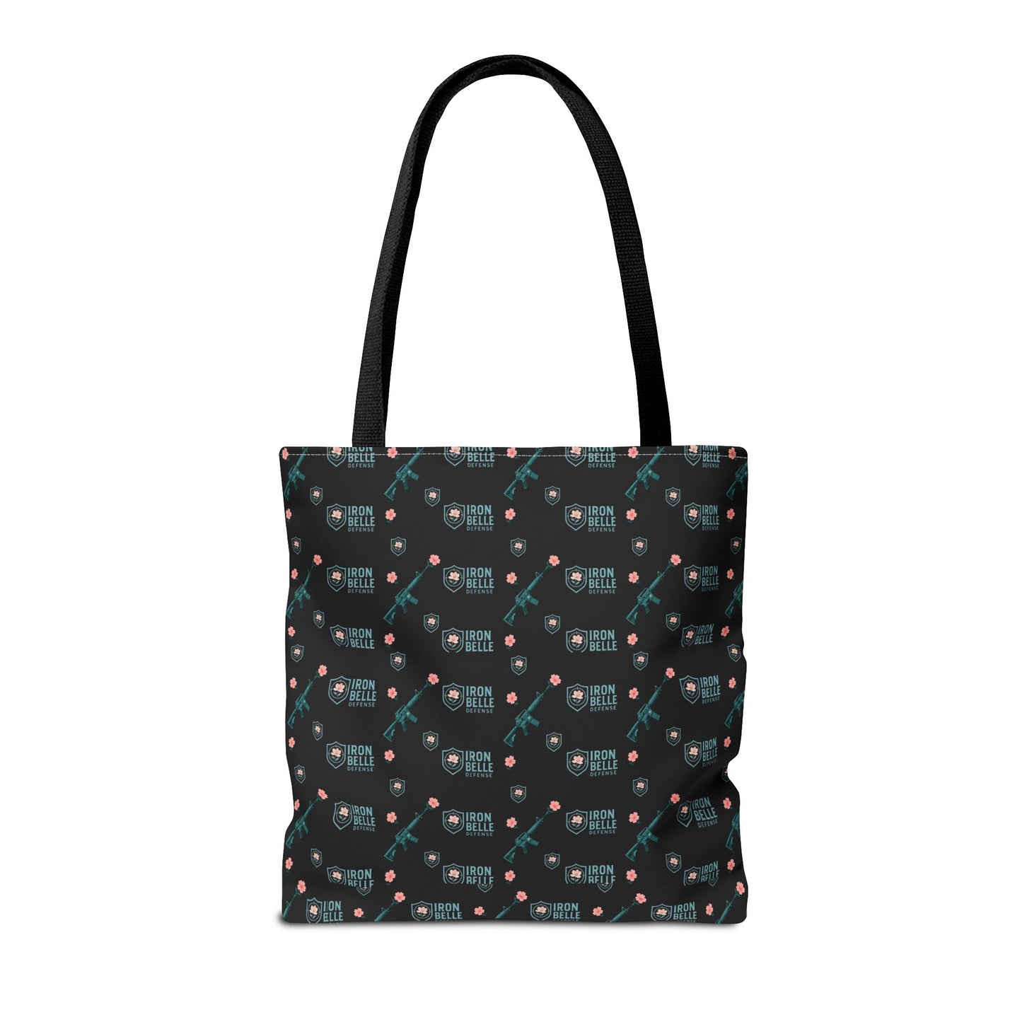 Patterned Iron Belle Defense Tote Bag
