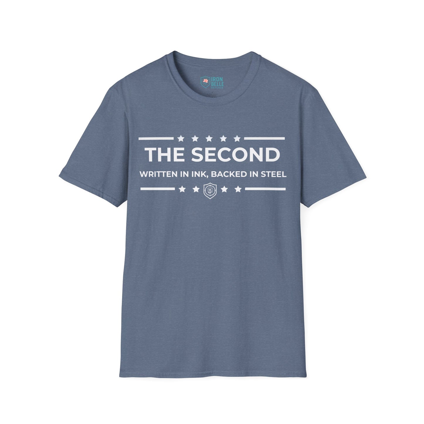 The Second: Written in Ink, Backed in Steel Iron Belle Defense Tee