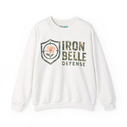 Camo Iron Belle Defense Unisex Crewneck Sweatshirt