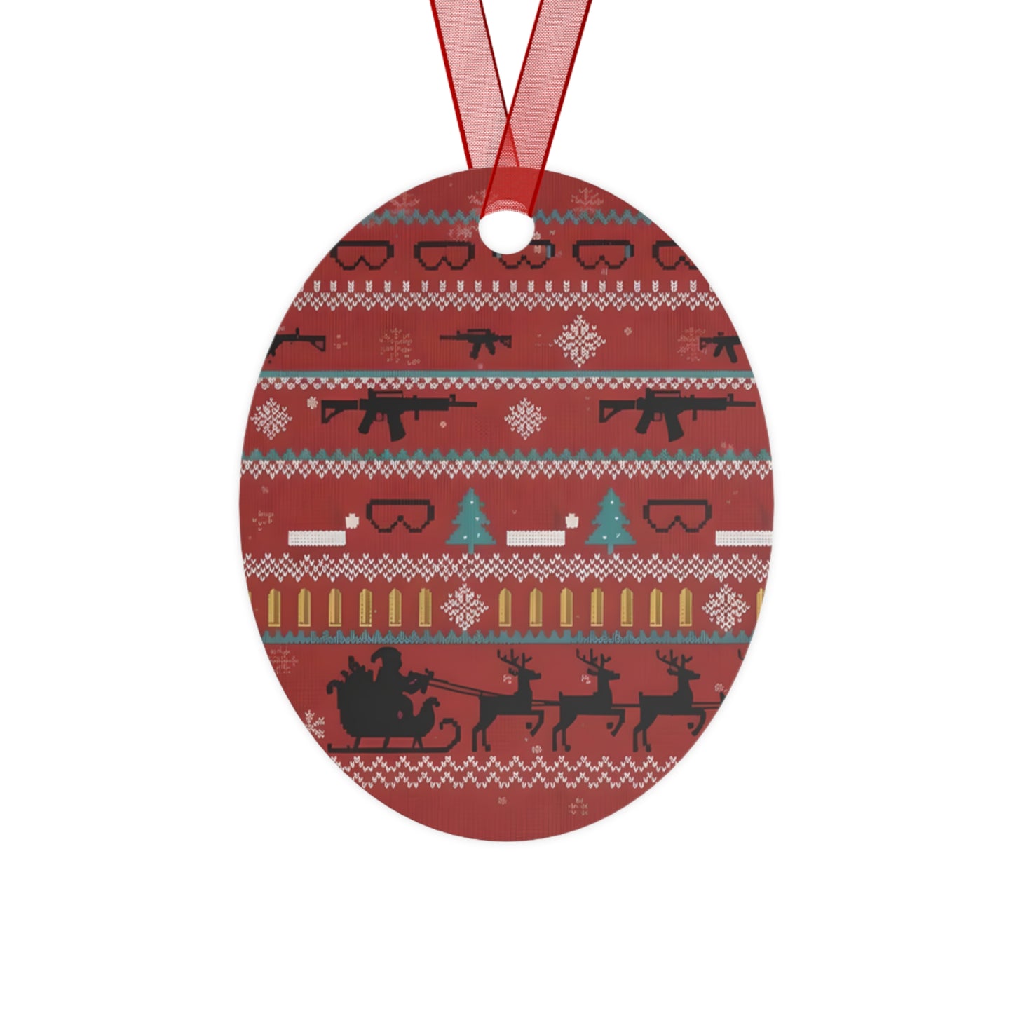 Iron Belle Defense Metal Ornament