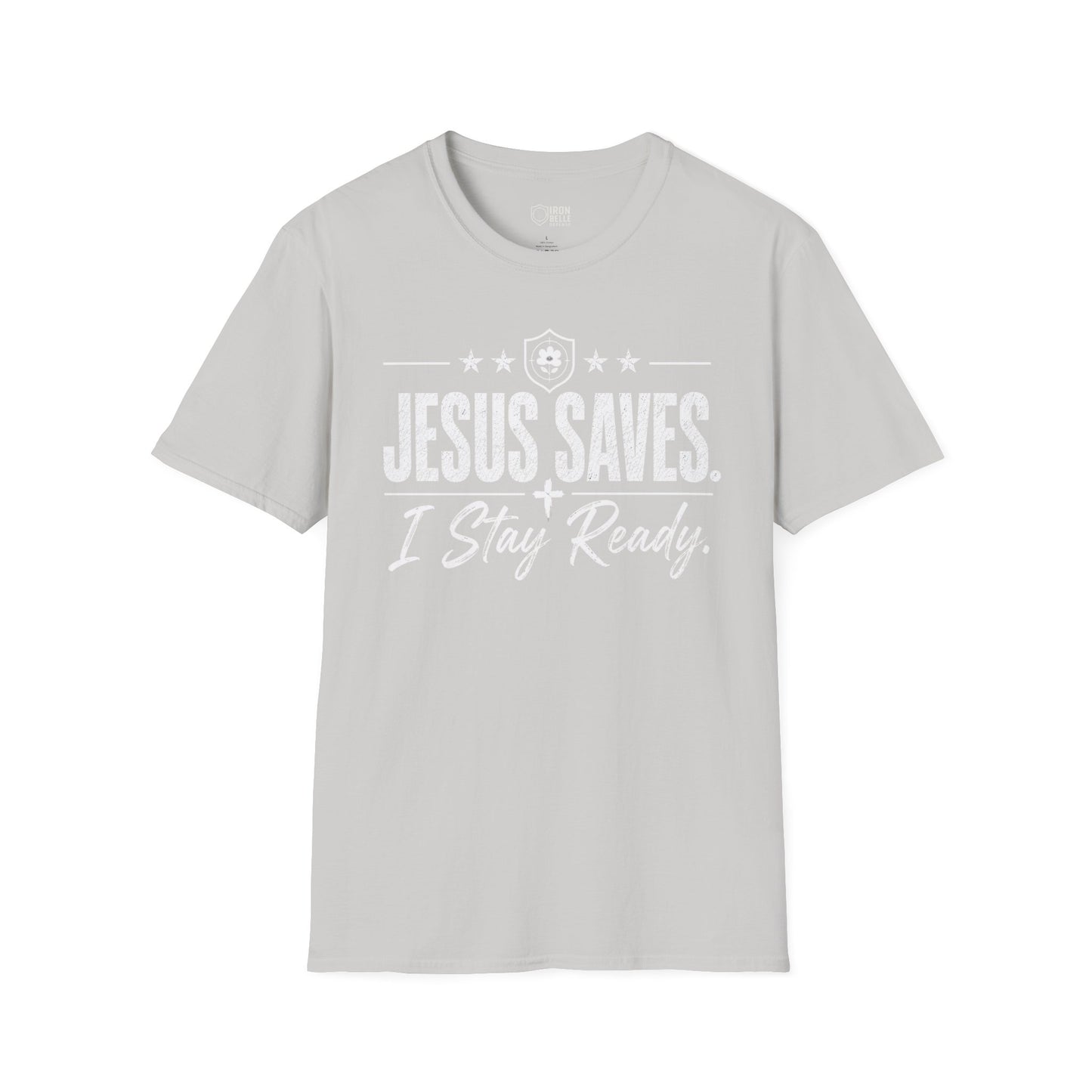 Jesus Saves I Stay Ready Tee