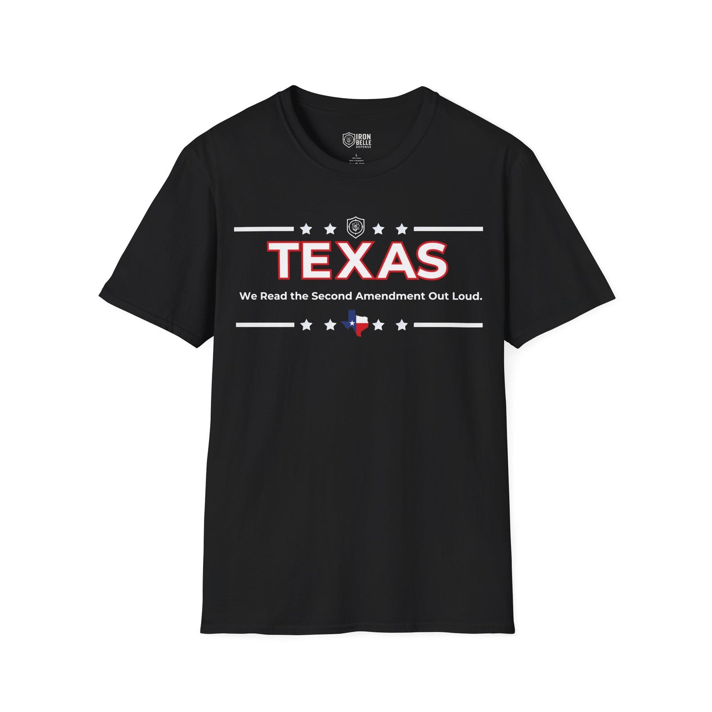 Texas: We Read the Second Amendment Out Loud Unisex Softstyle T-Shirt