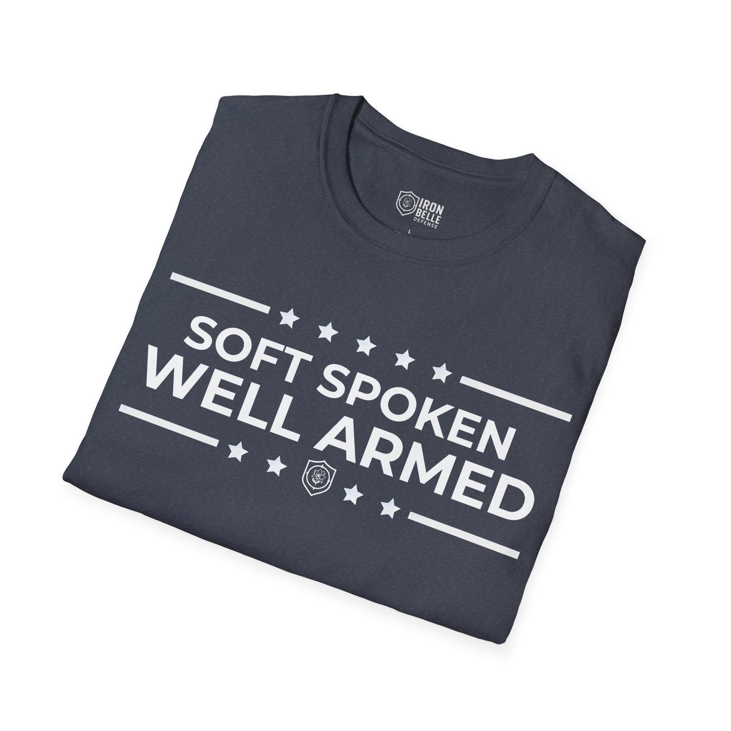 Soft Spoken Well Armed Unisex Softstyle T-Shirt
