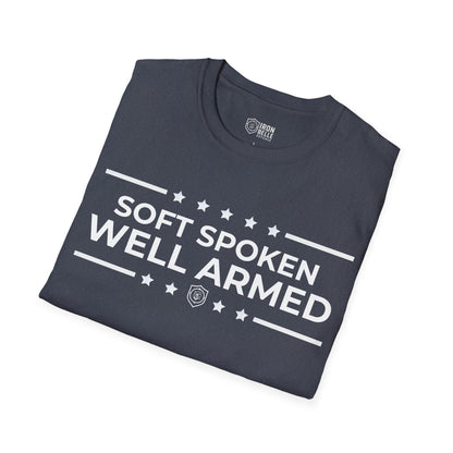 Soft Spoken Well Armed Unisex Softstyle T-Shirt