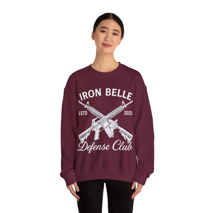 Iron Belle Defense White Crest Unisex Crewneck Sweatshirt