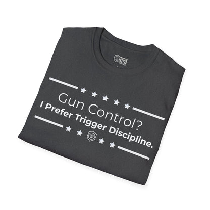 Gun Control? Unisex Softstyle T-Shirt