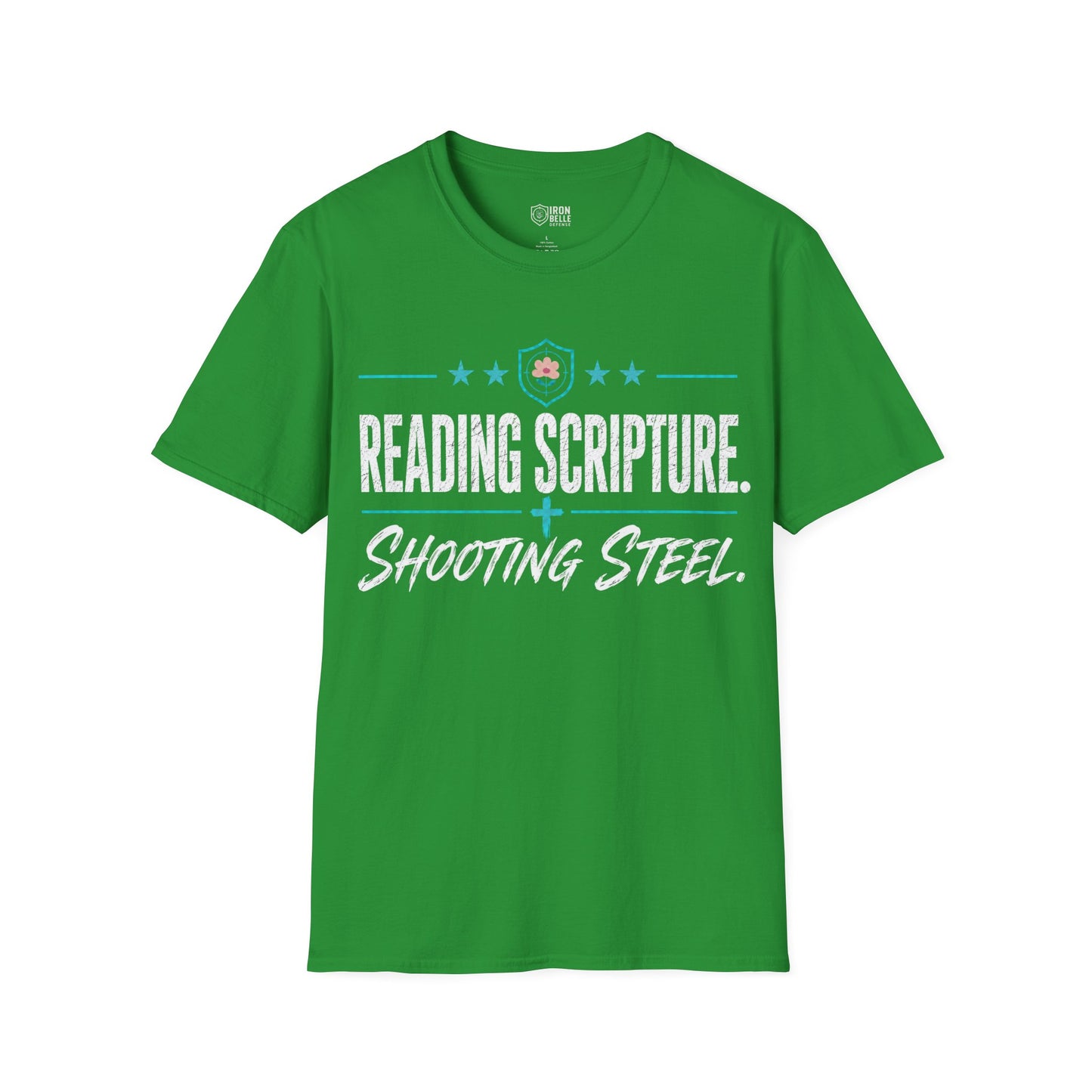 Reading Scripture Shooting Steel Tee