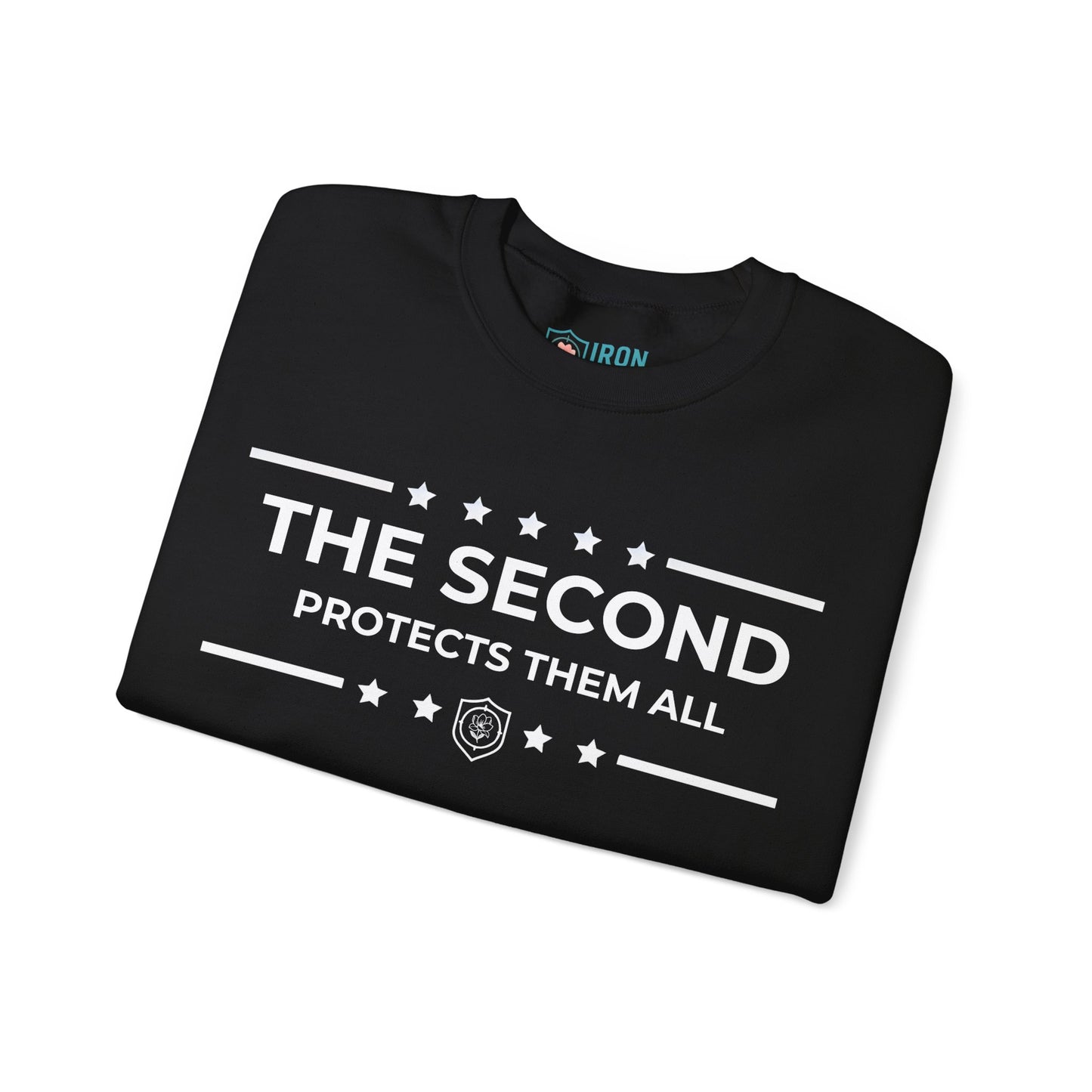 The Second: Protects Them All Iron Belle Defense Unisex Crewneck Sweatshirt