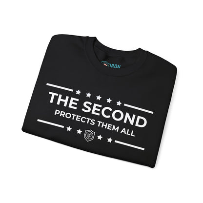 The Second: Protects Them All Iron Belle Defense Unisex Crewneck Sweatshirt