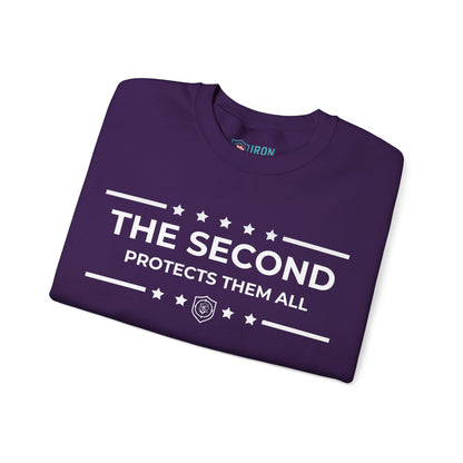 The Second: Protects Them All Iron Belle Defense Unisex Crewneck Sweatshirt