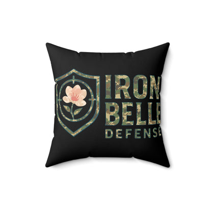 Iron Belle Defense Spun Polyester Square Pillow
