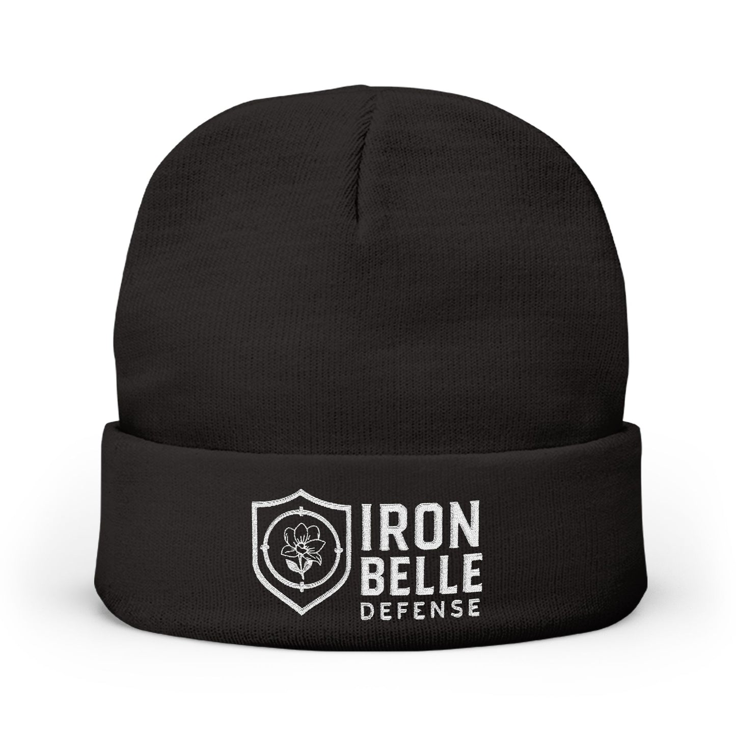 Iron Belle Defense Embroidered Knit Beanie